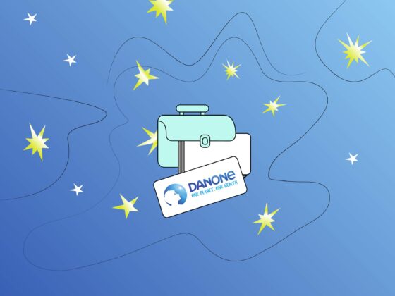Обложка кейс Danone